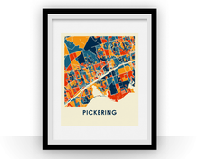 Load image into Gallery viewer, Pickering Ontario Map Print - Full Color Map Poster