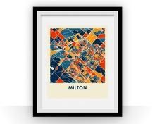 Charger l'image dans la galerie, Affiche cartographique de Milton Ontario - Style Chroma