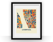 Load image into Gallery viewer, Liverpool Map Print - Full Color Map Poster