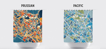 Load image into Gallery viewer, Fremont Map Shower Curtain - usa Shower Curtain - Chroma Series