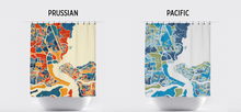 Load image into Gallery viewer, Lagos Map Shower Curtain - nigeria Shower Curtain - Chroma Series