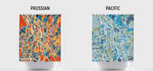 Load image into Gallery viewer, Graz Map Shower Curtain - austria Shower Curtain - Chroma Series