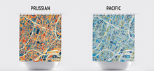 Load image into Gallery viewer, Newark Map Shower Curtain - usa Shower Curtain - Chroma Series