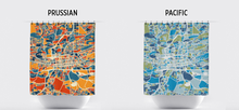 Load image into Gallery viewer, Johannesburg Map Shower Curtain - south africa Shower Curtain - Chroma Series