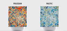 Load image into Gallery viewer, Montpellier Map Shower Curtain - france Shower Curtain - Chroma Series