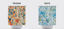 Load image into Gallery viewer, Kuala Lumpur Map Shower Curtain - malaysia Shower Curtain - Chroma Series