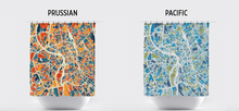Load image into Gallery viewer, Toulouse Map Shower Curtain - france Shower Curtain - Chroma Series