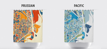 Load image into Gallery viewer, Mobile Map Shower Curtain - usa Shower Curtain - Chroma Series