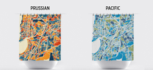Load image into Gallery viewer, Mumbai Map Shower Curtain - india Shower Curtain - Chroma Series