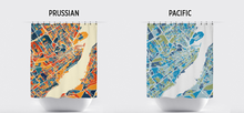 Load image into Gallery viewer, Quebec Map Shower Curtain - canada Shower Curtain - Chroma Series