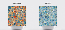 Charger l'image dans la galerie, Rideau de douche cartographique de Milan