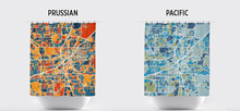Load image into Gallery viewer, Huntsville Map Shower Curtain - usa Shower Curtain - Chroma Series