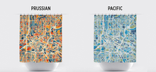 Load image into Gallery viewer, Minneapolis Map Shower Curtain - usa Shower Curtain - Chroma Series