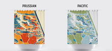 Load image into Gallery viewer, Virginia Beach Map Shower Curtain - usa Shower Curtain - Chroma Series
