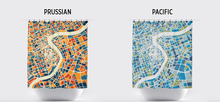 Load image into Gallery viewer, Shanghai Map Shower Curtain - china Shower Curtain - Chroma Series