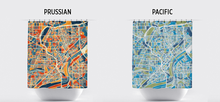 Load image into Gallery viewer, Toledo Map Shower Curtain - usa Shower Curtain - Chroma Series