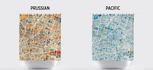 Load image into Gallery viewer, Mexico City Map Shower Curtain - mexico Shower Curtain - Chroma Series