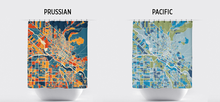 Load image into Gallery viewer, Boise Map Shower Curtain - usa Shower Curtain - Chroma Series