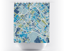 Load image into Gallery viewer, Irvine Map Shower Curtain - usa Shower Curtain - Chroma Series