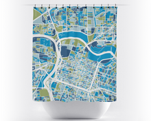 Load image into Gallery viewer, Sacramento Map Shower Curtain - usa Shower Curtain - Chroma Series