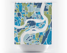 Load image into Gallery viewer, Chongqing Map Shower Curtain - china Shower Curtain - Chroma Series