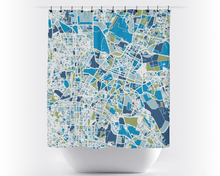 Charger l'image dans la galerie, Rideau de douche cartographique de Bangalore