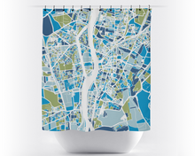 Load image into Gallery viewer, Cairo Map Shower Curtain - egypt Shower Curtain - Chroma Series