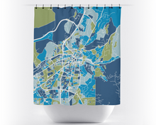 Load image into Gallery viewer, Santa Fe Map Shower Curtain - usa Shower Curtain - Chroma Series