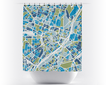 Load image into Gallery viewer, Munich Map Shower Curtain - germany Shower Curtain - Chroma Series