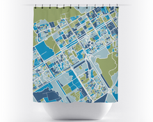 Load image into Gallery viewer, Islamabad Map Shower Curtain - pakistan Shower Curtain - Chroma Series