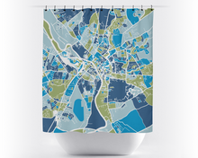 Load image into Gallery viewer, York Map Shower Curtain - uk Shower Curtain - Chroma Series