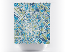 Load image into Gallery viewer, San Jose Map Shower Curtain - usa Shower Curtain - Chroma Series