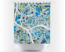 Load image into Gallery viewer, Guangzhou Map Shower Curtain - china Shower Curtain - Chroma Series