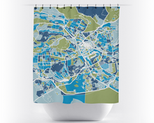 Load image into Gallery viewer, Nairobi Map Shower Curtain - kenya Shower Curtain - Chroma Series
