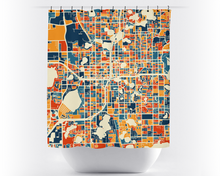 Load image into Gallery viewer, Orlando Map Shower Curtain - usa Shower Curtain - Chroma Series
