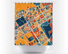 Load image into Gallery viewer, Islamabad Map Shower Curtain - pakistan Shower Curtain - Chroma Series