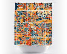 Load image into Gallery viewer, Arlington Map Shower Curtain - usa Shower Curtain - Chroma Series