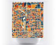 Charger l'image dans la galerie, Beijing Map Shower Curtain - china Shower Curtain - Chroma Series