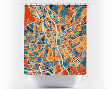 Load image into Gallery viewer, Graz Map Shower Curtain - austria Shower Curtain - Chroma Series