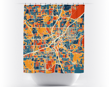 Load image into Gallery viewer, Huntsville Map Shower Curtain - usa Shower Curtain - Chroma Series