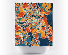 Load image into Gallery viewer, Marrakesh Map Shower Curtain - moroco Shower Curtain - Chroma Series