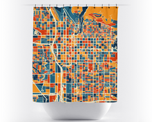 Charger l'image dans la galerie, Salt Lake City Map Shower Curtain - usa Shower Curtain - Chroma Series