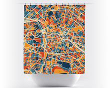 Charger l'image dans la galerie, Berlin Map Shower Curtain - germany Shower Curtain - Chroma Series