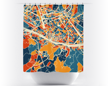 Load image into Gallery viewer, Florence Map Shower Curtain - italy Shower Curtain - Chroma Series