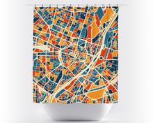 Load image into Gallery viewer, Munich Map Shower Curtain - germany Shower Curtain - Chroma Series