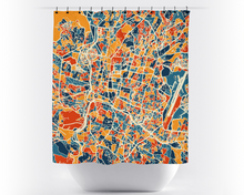 Load image into Gallery viewer, Kathmandu Map Shower Curtain - nepal Shower Curtain - Chroma Series