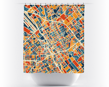 Load image into Gallery viewer, San Jose Map Shower Curtain - usa Shower Curtain - Chroma Series