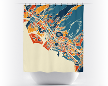 Charger l'image dans la galerie, Honolulu Map Shower Curtain - usa Shower Curtain - Chroma Series