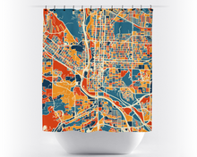 Charger l'image dans la galerie, Colorado Springs Map Shower Curtain - usa Shower Curtain - Chroma Series