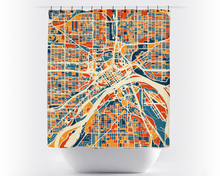 Load image into Gallery viewer, St Paul Map Shower Curtain - usa Shower Curtain - Chroma Series